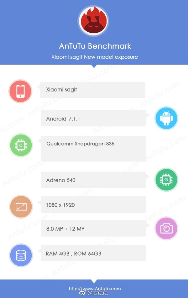 Xiaomi Mi 6 lộ điểm Antutu khủng sát ngày ra mắt ảnh 2