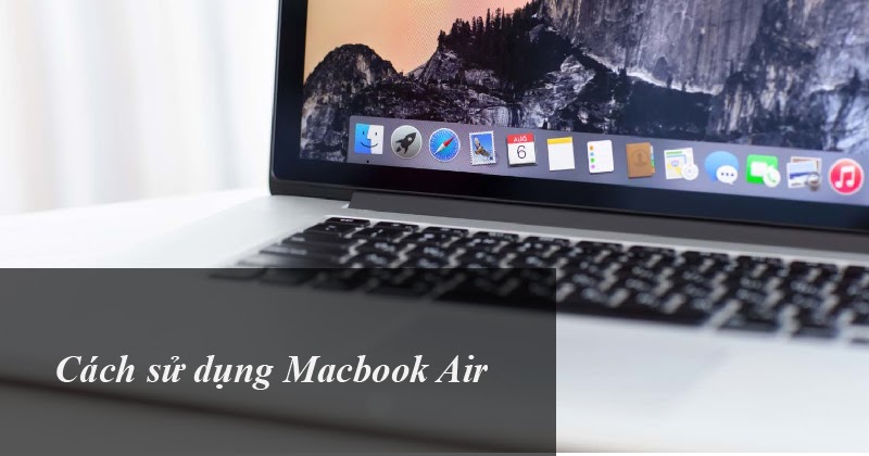 cách sử dụng macbook air