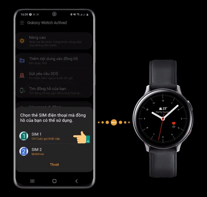 Với Galaxy Watch Active 2, eSIM sẽ cung cấp cho bạn quyền truy cập vào các dịch vụ trực tuyến và các chức năng cần thiết để tận dụng triệt để tính năng đồng hồ thông minh của mình. Hãy xem hướng dẫn chi tiết về cách cài đặt eSIM trên Galaxy Watch Active 2 trong ảnh liên quan để bắt đầu trải nghiệm những tiện ích của nó.