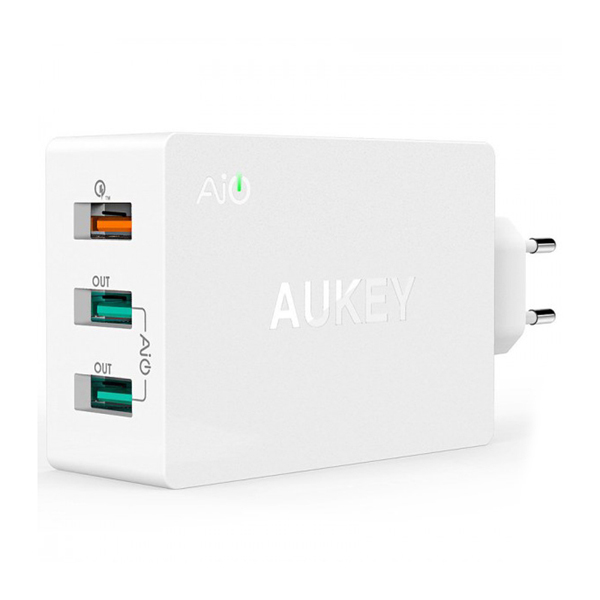 sạc Aukey PA- T2 (3 cổng usb, 4.8A)