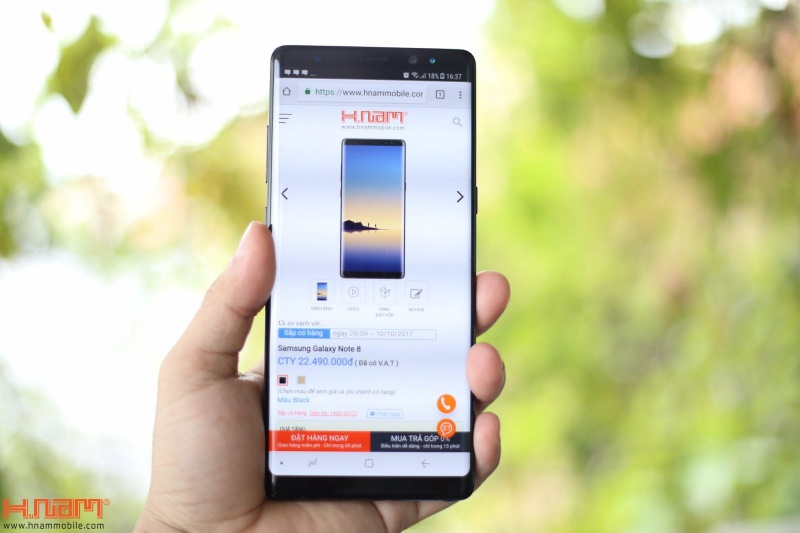 Đập hộp và trên tay Galaxy Note8 chính hãng tại Việt Nam hình 17