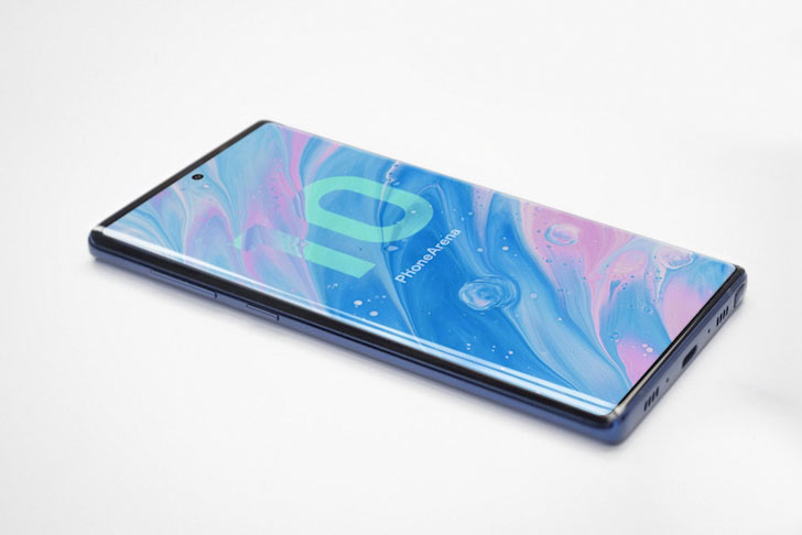 Thiết kế màn hình Samsung Galaxy Note 10 ( Note ảnh)