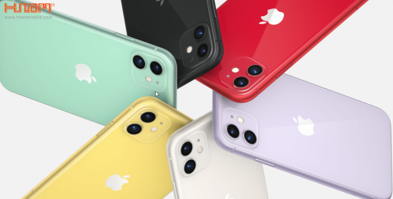 thiết kế của iPhone 11