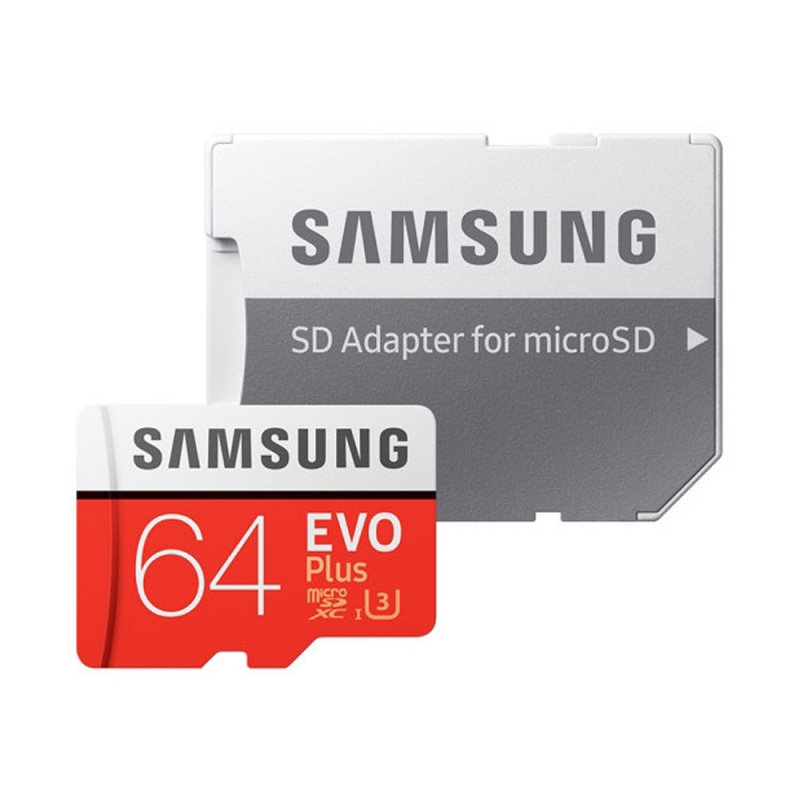 Thẻ nhớ Samsung Micro SDHC 64GB Evo Plus-4K