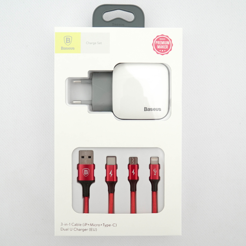 Baseus Combo Sạc-Cáp 3 in 1