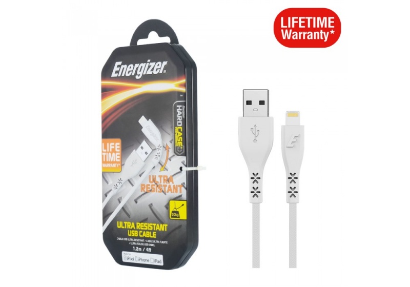 Energizer cable Lightning-Lifetime Warranty (1m2)