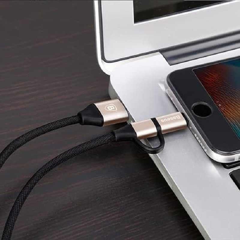 Baseus cable Yiven 2in1 Micro/Lightning