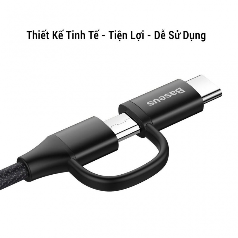 Baseus cable Yiven 2in1 Micro/Lightning