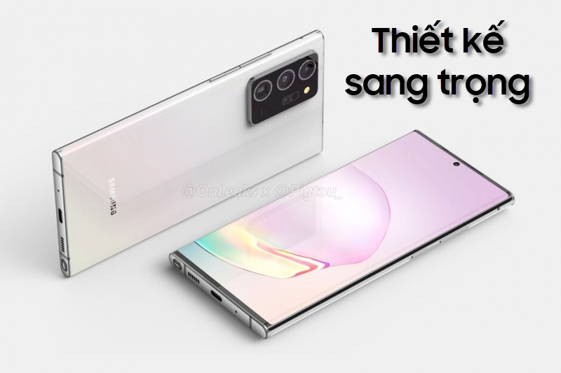 thiết kế Samsung Galaxy Note 20