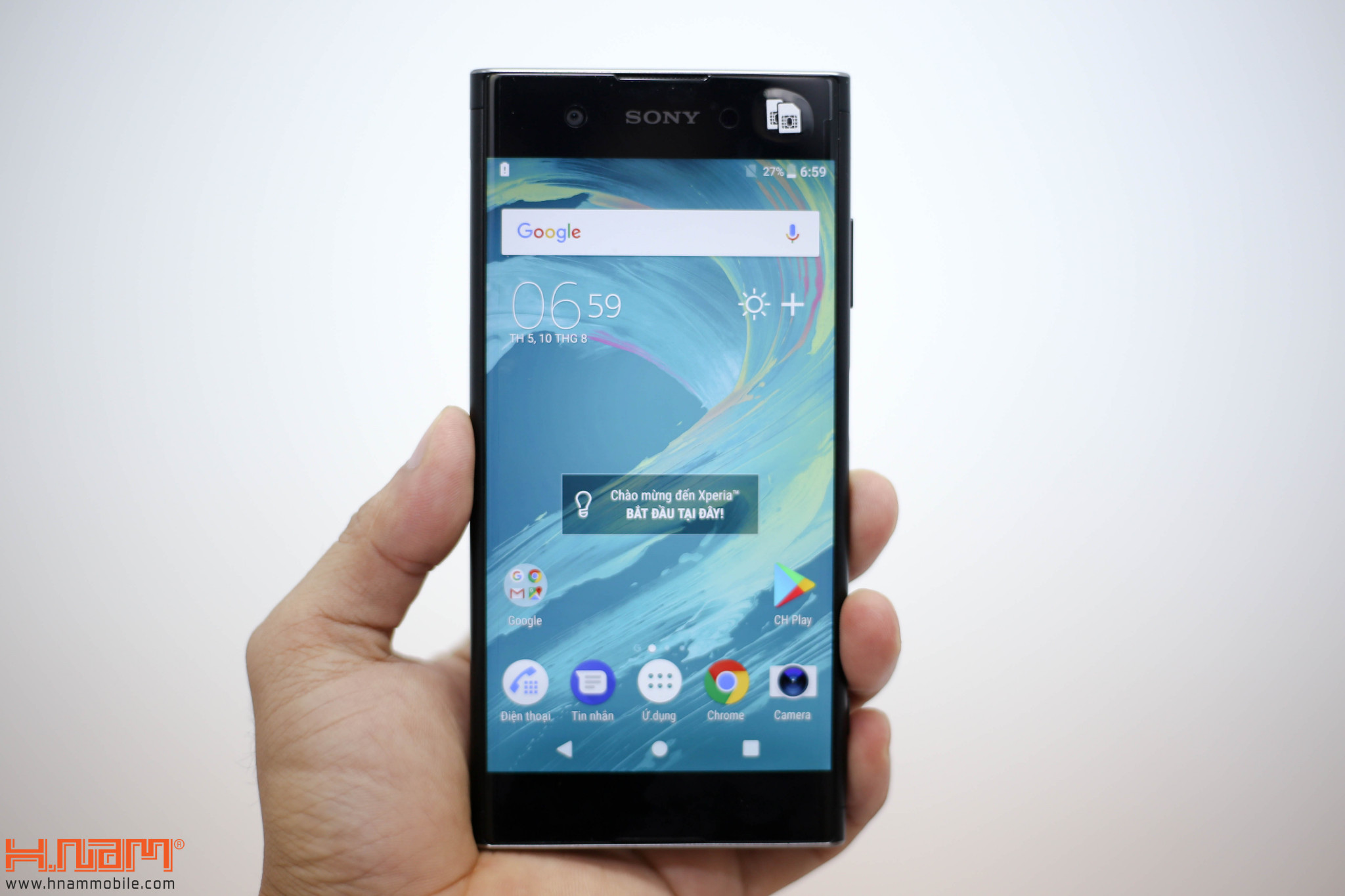 Trên tay Xperia XA1 Plus: smartphone tầm trung đầu tiên của Sony có cảm biến vân tay hình 3