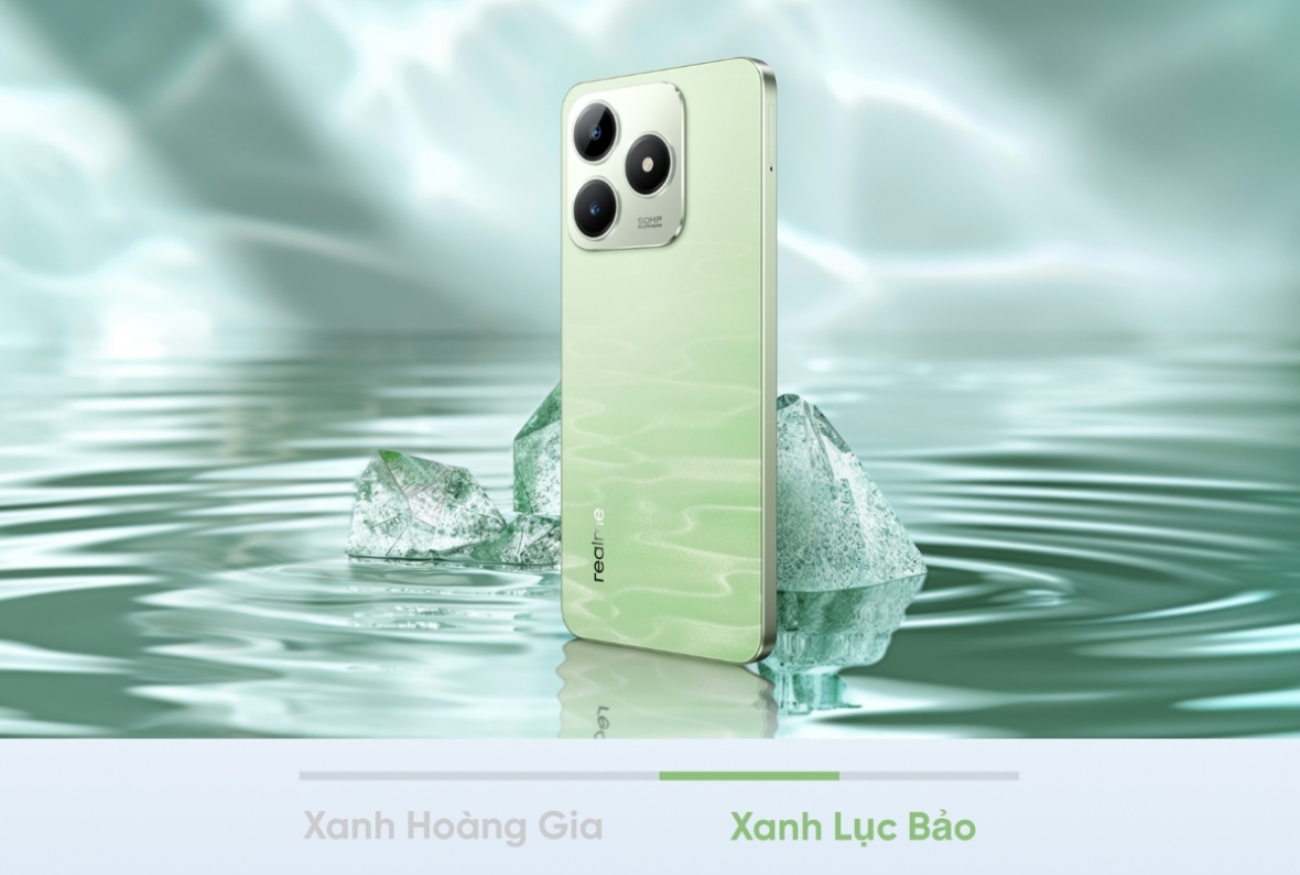Realme C65s 128GB RAM 6GB - Hiệu ứng chuyển màu độc đáo và mới lạ