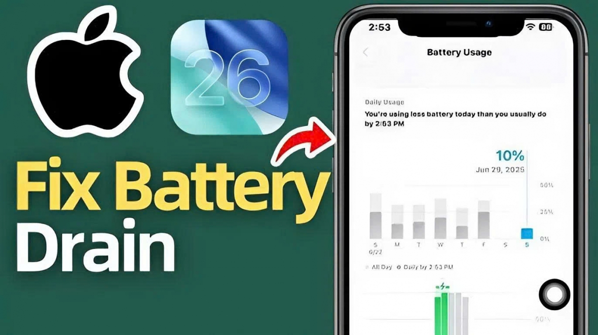 5 mẹo khắc phục lỗi iOS 26 hao pin