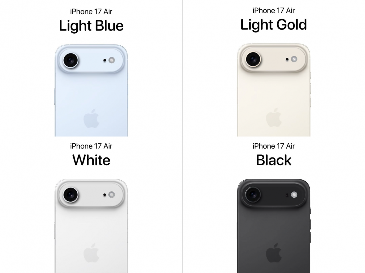 iPhone 17 Air có thể sẽ ra mắt với 4 màu sắc tinh tế