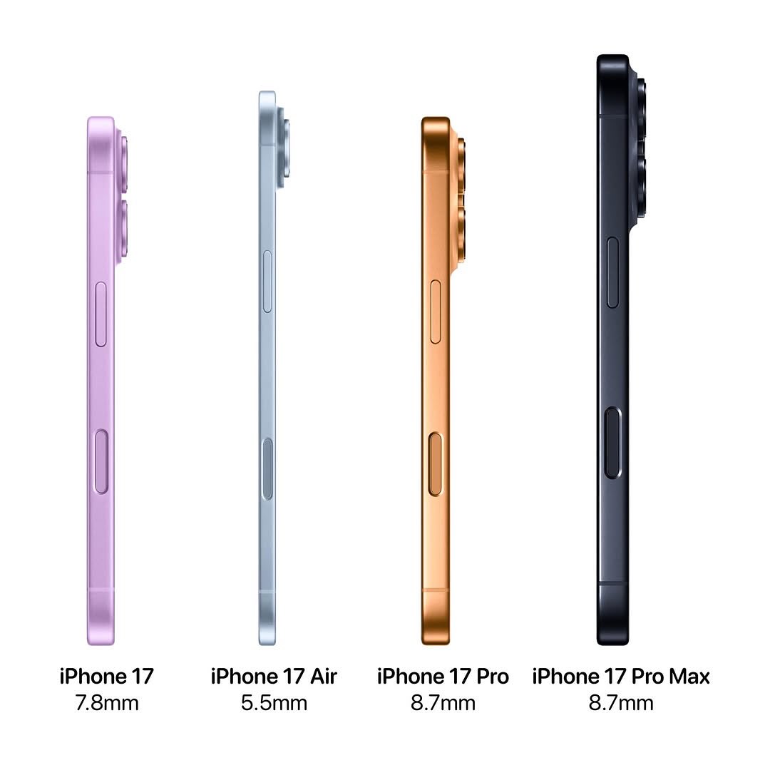 iPhone 17 Pro Max cũng được tối ưu viền màn hình mỏng hơn