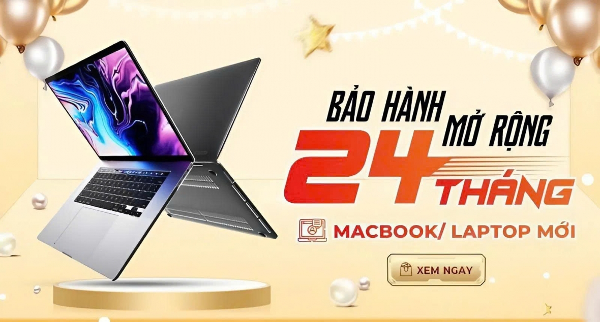 BẢO HÀNH MỞ RỘNG 24 THÁNG MACBOOK/ LAPTOP MỚI