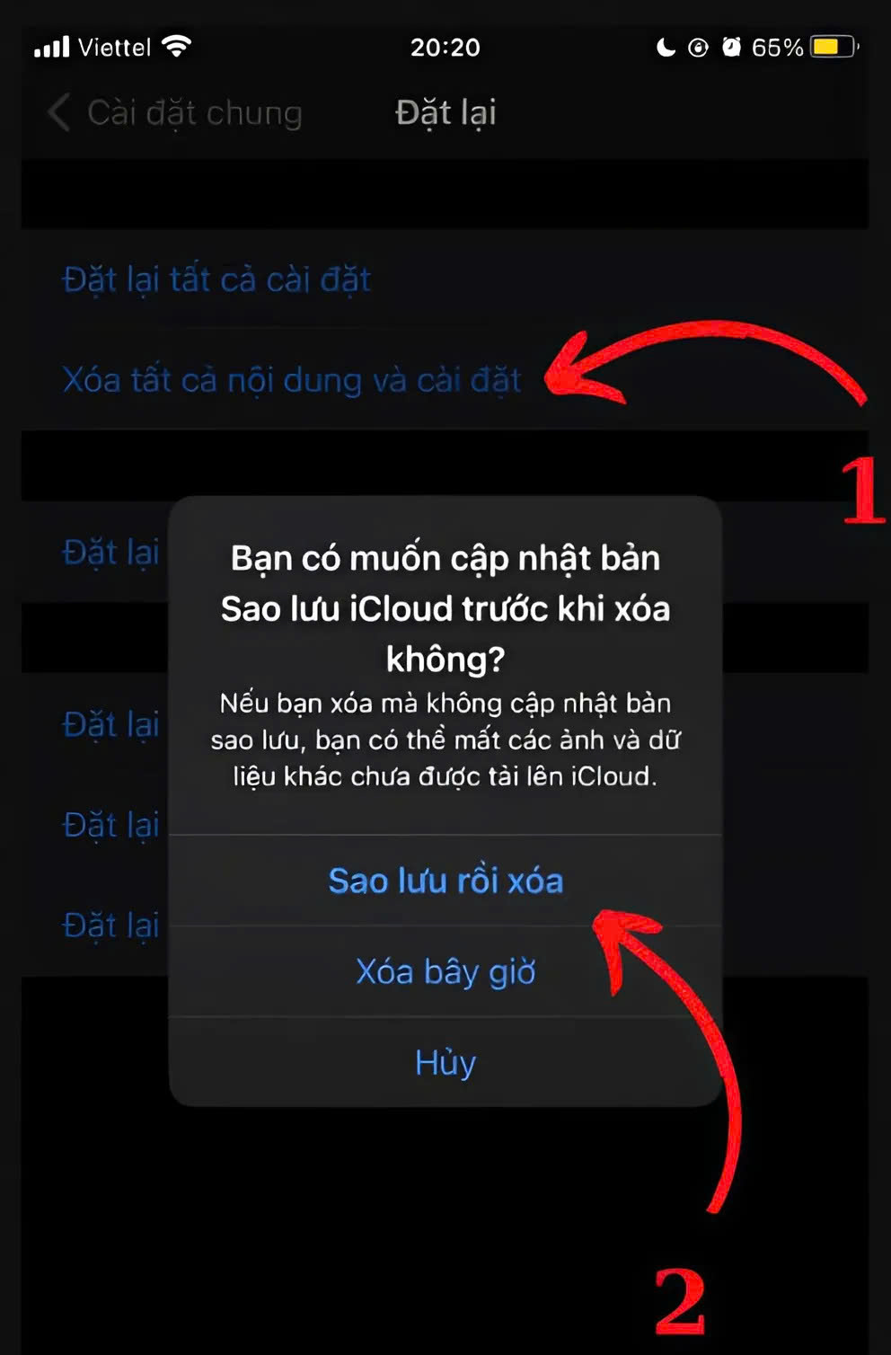 Nếu bị yêu cầu nhập tài khoản iCloud cũ, máy đã bị khóa – nên tránh