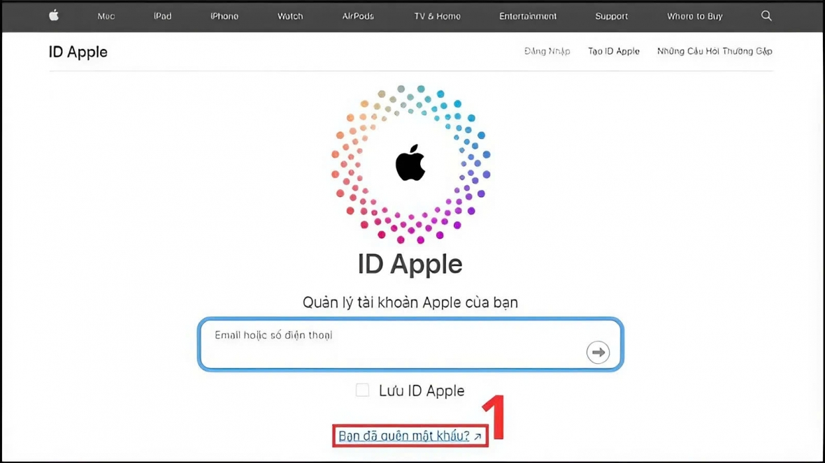 Cách lấy lại mật khẩu iCloud nhanh chóng bằng gmail