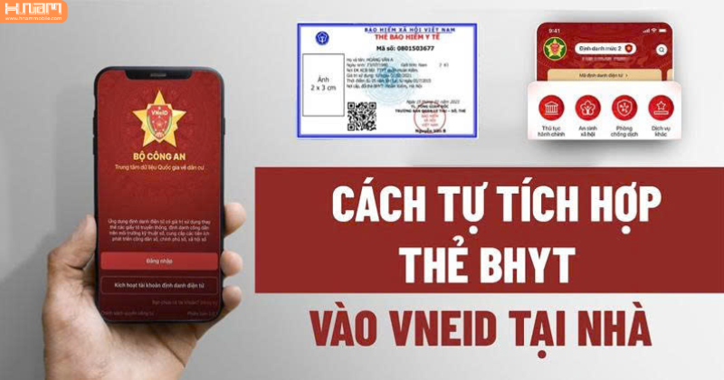 Cách thêm thẻ BHYT vào VNeID