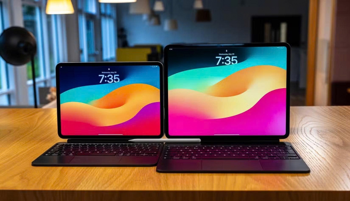 Trên iPad Pro 13 inch, bạn có thể mở nhiều cửa sổ ứng dụng cùng lúc