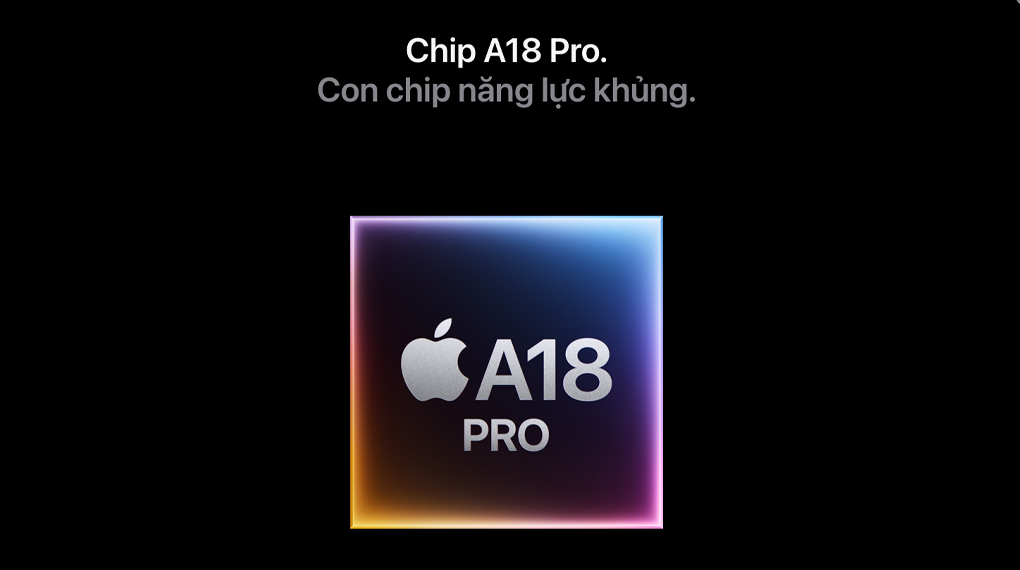 Apple iPhone 16 Pro 256GB ZA/A Chip Apple A18 Pro – Bộ não siêu việt