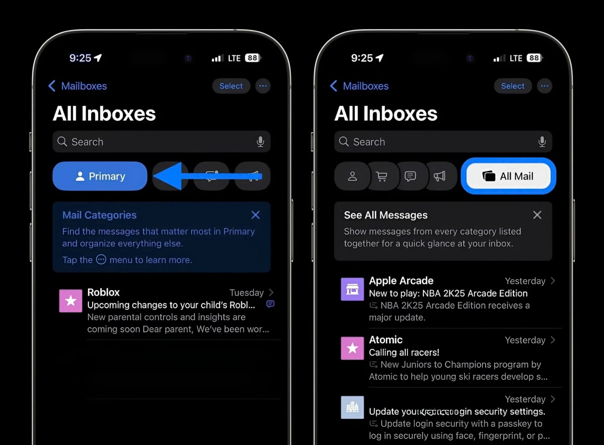 Cách Xem Toàn Bộ Email Trên iPhone Trong iOS 18.2