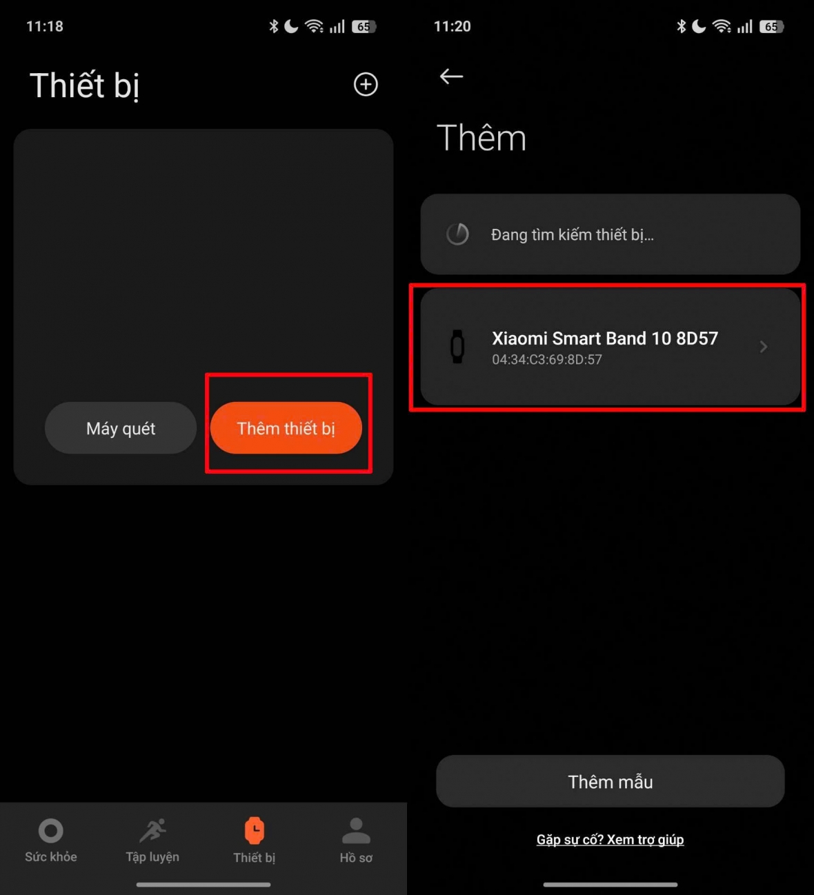 Smart Band 10 sẽ tự động đồng bộ dữ liệu sức khỏe