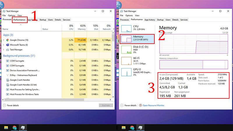 Trên máy tính Windows