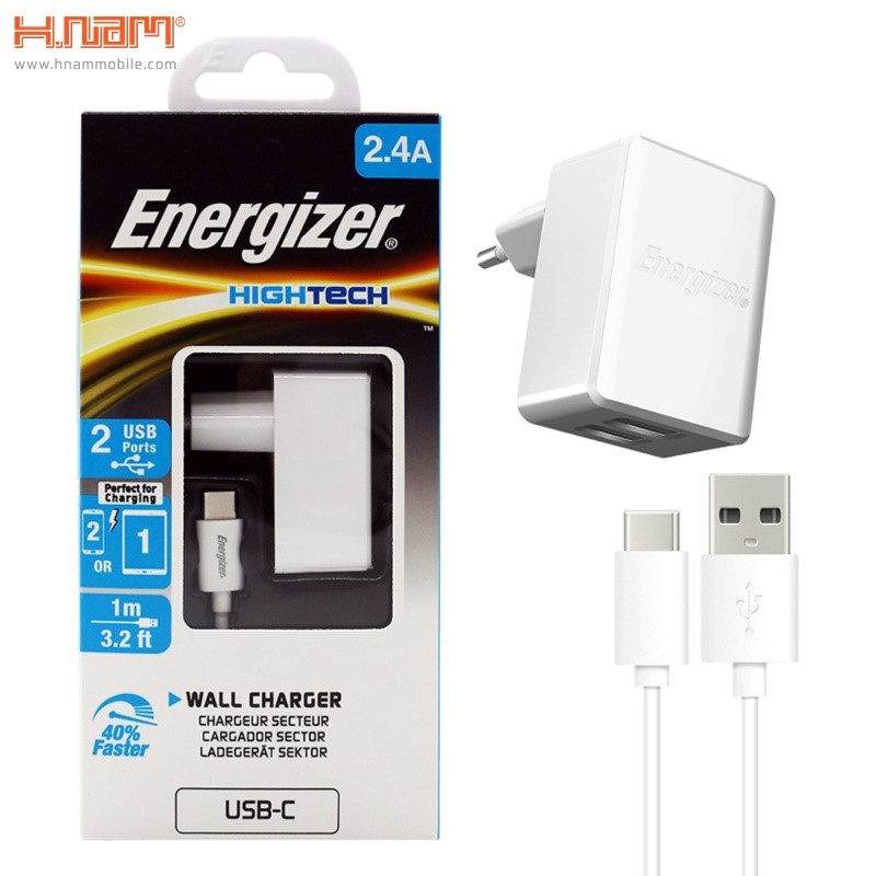 Sạc Energizer 2 cổng HT2.4A
