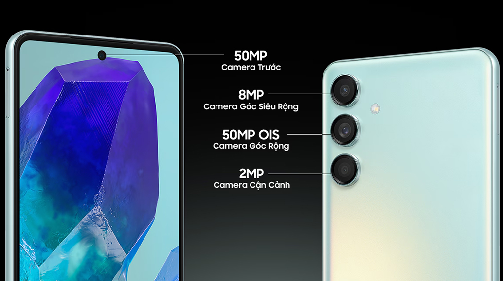Samsung Galaxy M55 256GB RAM 12GB – Camera chuẩn từng khung hình, ảnh đẹp mọi điều kiện