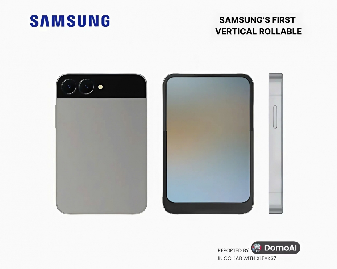 thiết kế của Samsung cho thấy màn hình mở rộng theo chiều dọc