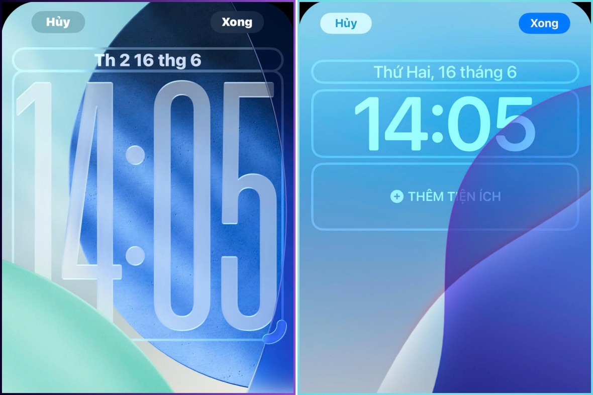 iOS 26 có thêm hiệu ứng 3D