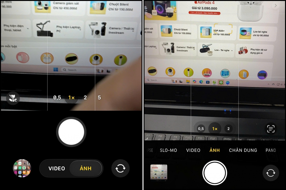 Camera được tinh gọn hơn