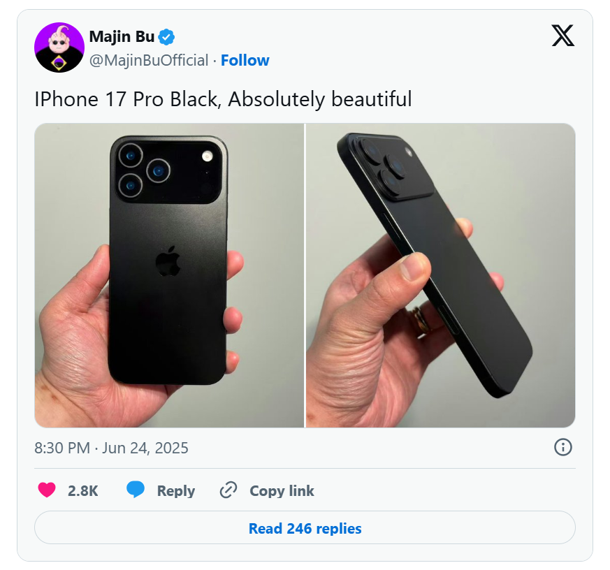 iPhone 17 Pro vừa xuất hiện
