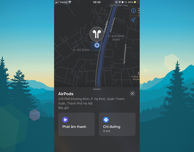 cách tìm airpods bị mất