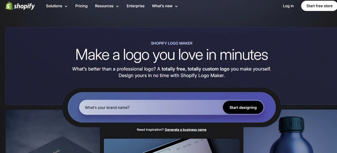 SHOPIFY Logo maker
