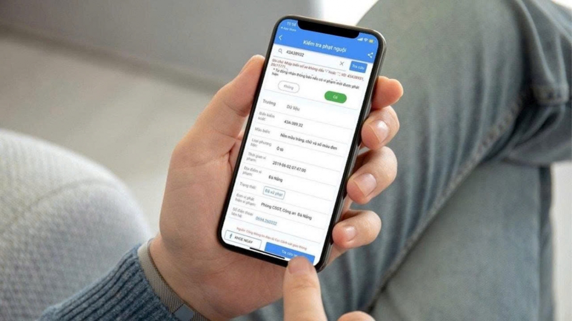 Cách kiểm tra phạt nguội trên Zalo