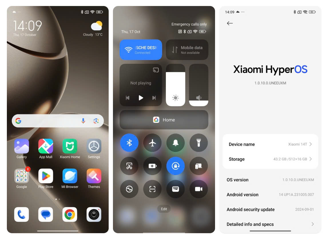 Xiaomi 14T có các tính năng