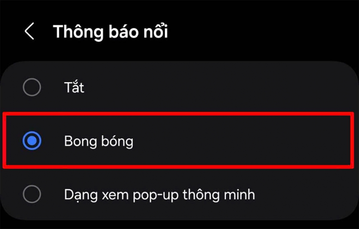 Thông báo nổi