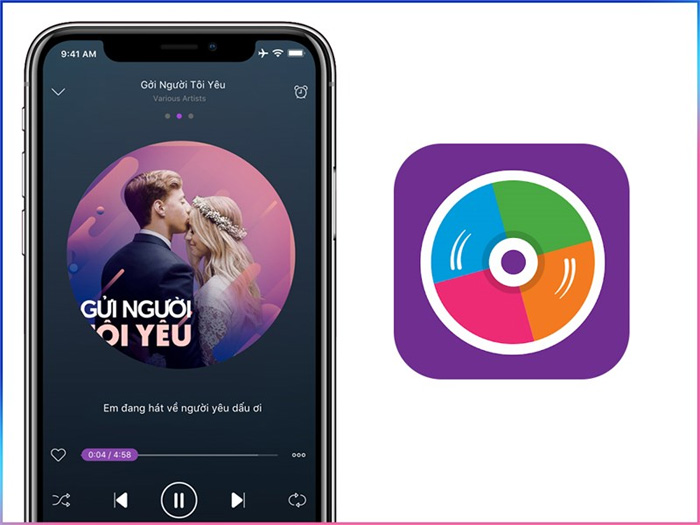 Ứng dụng Zing MP3 trên iPhone