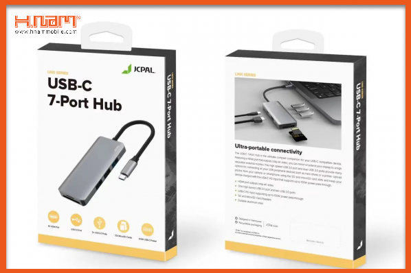 hnammobile - Bộ Chia Cổng Jcpal USB-C Multiport 7in1  - 1