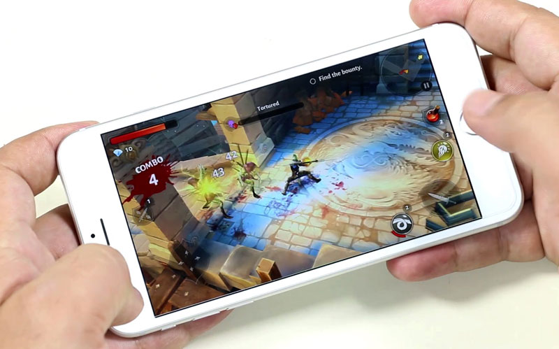 test game trên iPhone 7