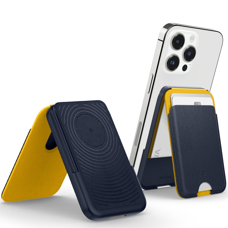 hnammobile - Ví Magsafe kiêm Đế Dựng điện thoại Spigen Card Holder Nano Pop - 1