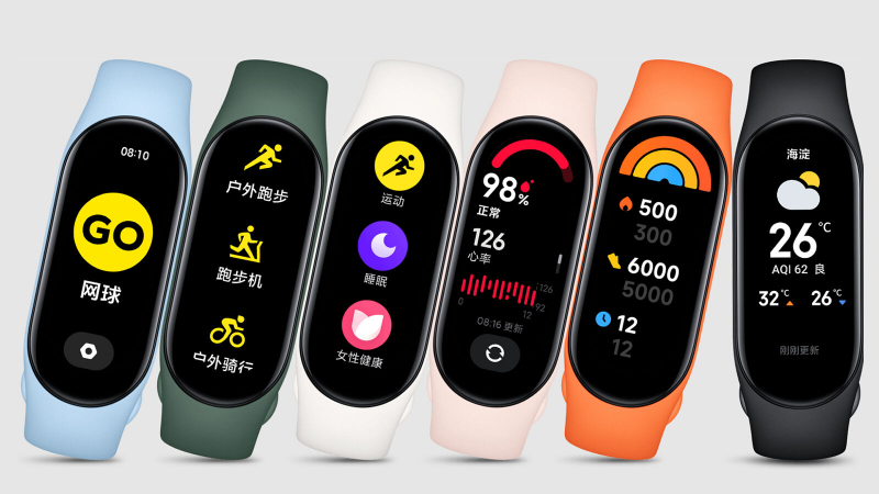 Hệ thống tính năng sức khoẻ vượt trội trên vòng đeo tay Xiaomi Mi Band 7