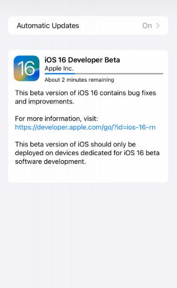 Cài đặt iOS 16 Beta miễn phí bằng cấu hình Beta
