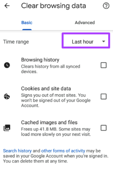 hnammobile - Cách xóa cookie trên Google Chrome dành cho Android - 4
