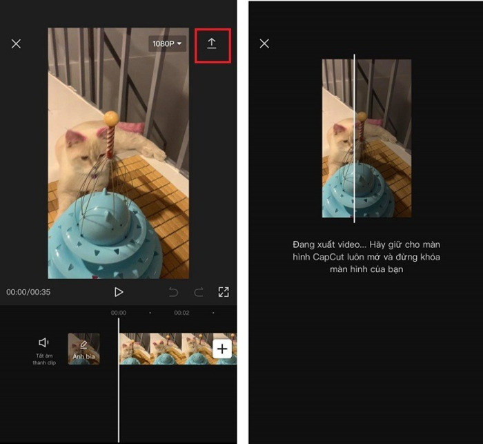 Cách lưu video dễ dàng sau các bước chỉnh sửa trong ứng dụng Capcut