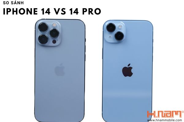 So sánh iPhone 14 cũ và iPhone 14 Pro cũ 