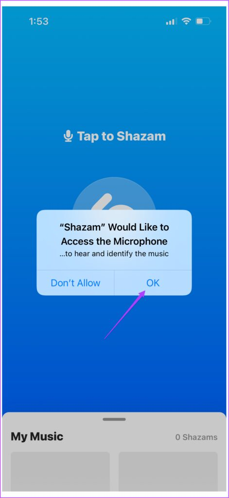 Cài đặt ứng dụng Shazam từ App Store