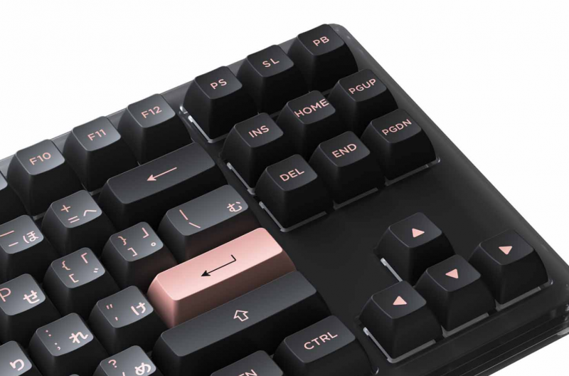 Bộ keycap chất lượng trên bàn phím cơ AKKO ACR87 Black
