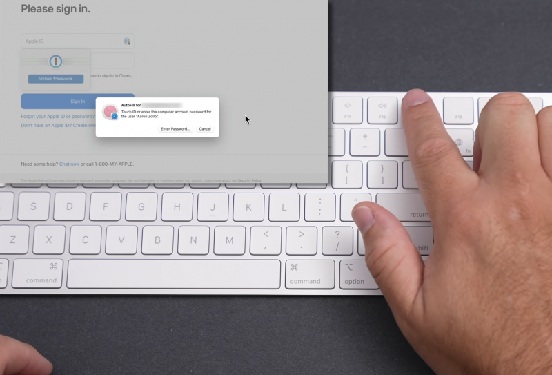 Apple Magic Keyboard MK2C3ZA được trang bị Touch ID tiện lợi